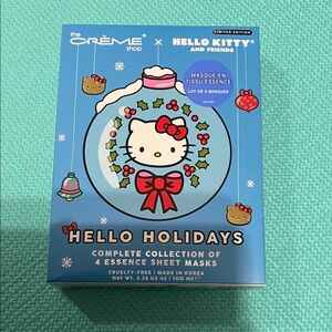 The Crème Shop x Hello Kitty Holiday Sheet Masks - Festive Blue